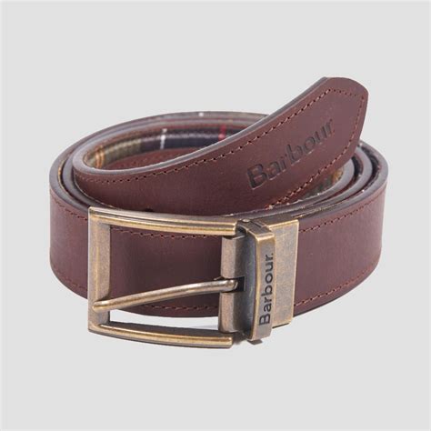 barbour leather belts for men.